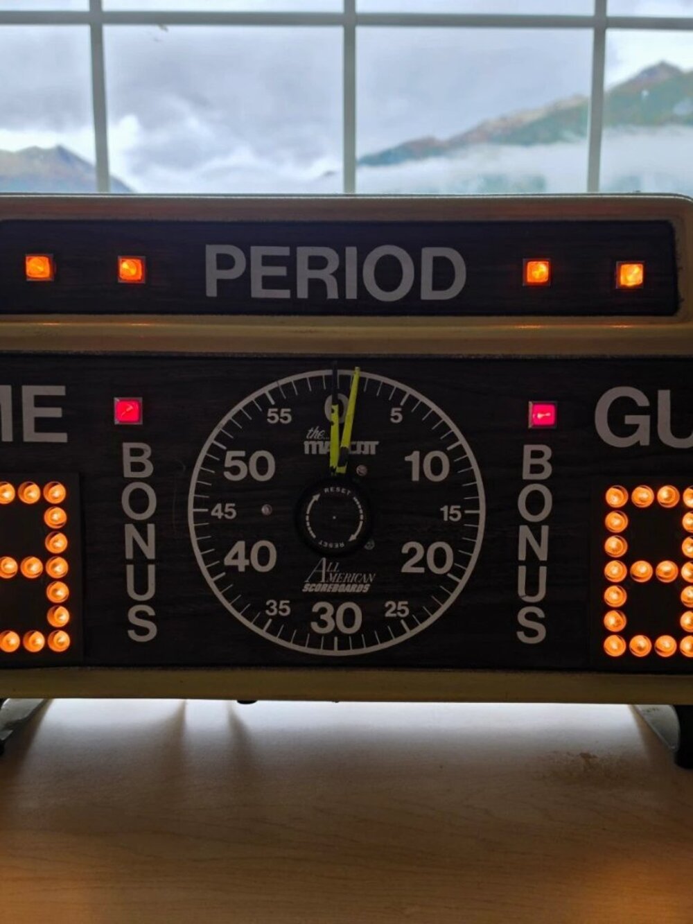 All American Scoreboard The Mascot Portable Scoreboard Model A (MPN A)